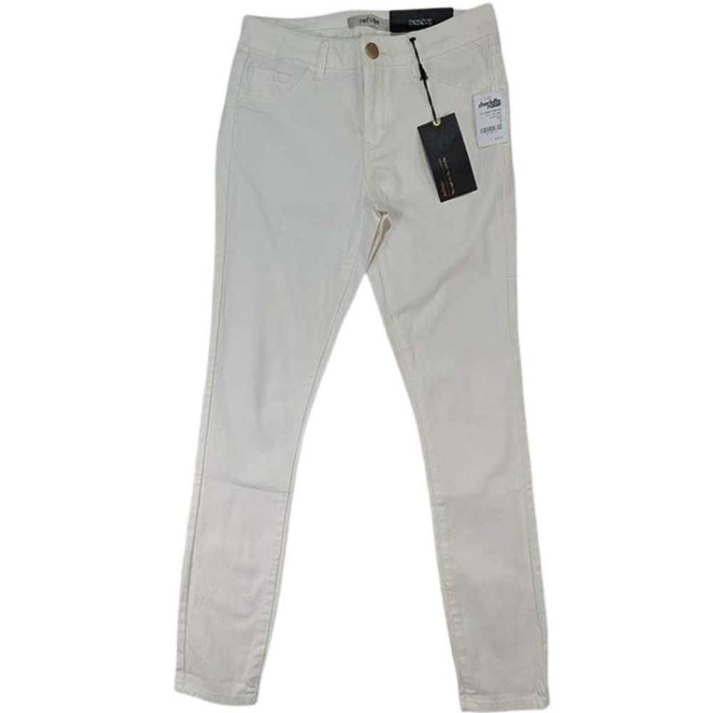 NEW Refuge Leggings Jeans Womens 0 White Y2K Coastal Chic Preppy Clean Girl‎
